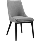 Modway Viscount Fabric Dining Chair - Light Grey-Modern Dining Side Chair