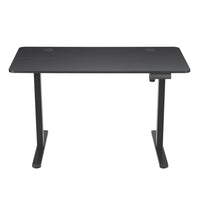 Work Zone Serrano 48" Height Adjustable Sit Stand Desk - Black- 3 programmable memory settings for quick and easy preset height control