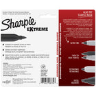 Sharpie Extreme Permanent Markers - Fine Point - Black - 2 Pack-2 per pack