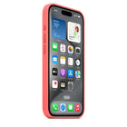 Apple Silicone Case with MagSafe for iPhone 15 Pro - Guava-On the inside, there’s a soft microfibre lining for even more protection