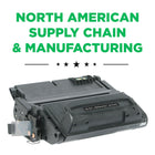 CIG HP 42A Remanufactured Toner Cartridge - Standard Yield - Black-2-year warranty with 100% performance guarantee