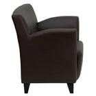 Flash Furniture HERCULES Roman Series Brown LeatherSoft Lounge Chair-Brown LeatherSoft Upholstery