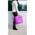 Vangoddy Convertible 15" Laptop 2-in-1 Shoulder Bag and Backpack - Purple-Interior 15.6 inches (W) x 3.6 inches (L) x 12 inches (H)