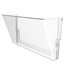Storex Wall Pockets Legal Size - Clear - 3 Pack-3 Pack