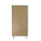 Manhattan Comfort Granville 23.62" Modern Tall Narrow Dresser - White-30 Day Limited Manufacturer's Warranty