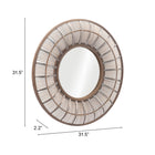 Zuo Toto Mirror - Antique Brown-6