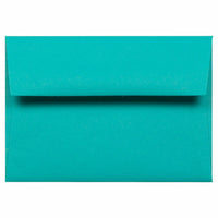 JAM Paper 4Bar A1 Coloured Invitation Envelopes - 3.625 x 5.125 - Sea Blue Recycled - 50 Pack-Our envelopes are made from 30% recycled 24 lb paper and feature a straight flap gum closure with smooth finish