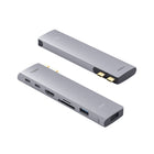 Kopplen USB-C 7 Ports Multi-function Hub 7 in 1 with SD and MicroSD Card Reader-The hub is comes with an adapter case that allows it to fit with Apple's new M series of MacBooks, include the MacBook Pro M series and the MacBook Air with M Apple Silicone