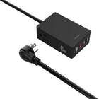 Kopplen 6-in-1 65W PD Charging Station with USB-A USB-C Ports and Outlet-Space-Saving Design: Consolidates multiple charging ports into one sleek unit, minimizing clutter on your desk or workspace