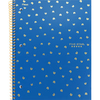 Five Star Style 1-Subject Notebook - 80 Pages - 11" x 8-1/2" - Assorted Colours-1-subject notebook contains 100 college ruled sheets that are ink bleed resistant