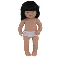Miniland 15" Asian Girl Baby Doll-Asian Girl 15" doll