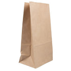 JAM Paper Kraft Lunch Bags - Large - 6 x 11 x 3.75 - Brown Kraft Recycled - 500 Pack (692KRBRB)-Brown