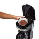 Hamilton Beach Programmable 12 Cup Coffee Maker - Black/Stainless Steel-Programmable clock timer