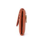 Champs Iconic Snap Cardholder - Tan-RFID protective Lining