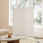 HOMCOM 3 Panel Freestanding Room Divider with Pegboard Display for Home Office - White-Overall Dimensions: 44.9" W x 56.9" H x 0.7" D (114 x 144.5 x 1.7 cm) 
