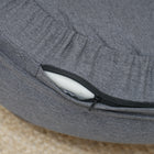 PawHut Pet Sofa with Removable Cushion and Anti-slip Foot Pads - Grey-Colour: Grey 
