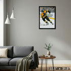 Charlie Mcavoy Boston Bruins - Framed Canvas - 22" x 31"-Ready to hang - arrives fully assembled