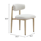 Zuo Bege Dining Chair - White-6