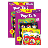 TREND Pep Talk Stinky Stickers Variety Pack - 2 Packs of 288-Everyone’s favorite for decades, Stinky Stickers are fun to collect, or use to motivate and reward.