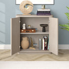 Hudson&Canal Plympton 32"W Accent Cabinet - Alder White-Features easy assembly