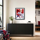 Frameworth Lane Hutson Canadiens Portrait Collage - Framed Print - 16" W x 20" L-Finished size approximately 16 inches by 20 inches. arrives ready to hang with mounting hardware included