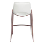 Zuo Desi Counter Stool - White/Walnut - Set of 2-6