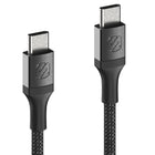 Scosche 6' StrikeLine Magnetic USB-C TO USB-C - Black-USB2.0 60W with 480Gbps