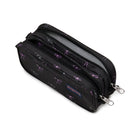 JanSport Large Accessory Pouch - Bad Bows-Two compartment accessory pouch is perfect to carry pens and pencils on one side and power cords on the other