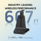 Yealink WH63 E2 UC Wireless Headset- For Phone & Computer - UC Certified - Black-Wireless range: Up to 185m/606 feet