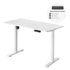 Ezywork 48" Electric Sit Stand Desk - White-Height Adjustable Range: 28.75" - 47.6" (73cm - 121cm)