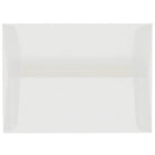 JAM Paper A8 Translucent Vellum Invitation Envelopes - 5.5" x 8.125" - Clear - 25 Pack (79462)-Clear Translucent Envelopes