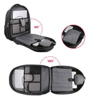 Swissdigital Terabyte Backpack with SD Finder - Black-RFID DATA PROTECTION: Travel with peace of mind. The integrated RFID protection compartment protects your personal data (e.g. credit cards, passports and driver’s licenses) from being accessed by RFID scanners.