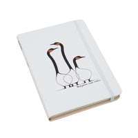 Oscardo Friends by Benjamin Chee Chee Hardcover Journal-Hardcover journal by Oscardo featuring authentic Indigenous art by First Nations, Inuit, and Métis artists across Canada, ideal as a meaningful gift or everyday stationery essential