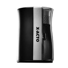 X-ACTO Inspire Plus Heavy-Duty Battery-Powered Pencil Sharpener-Hardened steel helical cutters for maximum durability