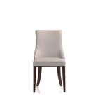 Manhattan Comfort Shubert 19.25" Modern Faux Leather and Velvet Upholstered Dining Chairs - Light Grey - Set of 2-Seat Height: 19.75