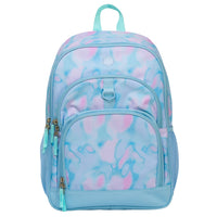 Jump Explore Backpack - Blue-Geometric, polyester material