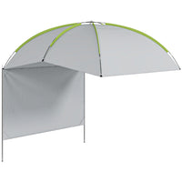 Outsunny Portable SUV Awning Tailgate Tent with Side Wall-An arched roof provides space for cooking, standing and covering tables and chairs