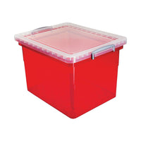 Really Useful Box Storage Box - 31L - Red-Boxes are perfect for hanging files