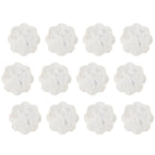 Maxwell & Williams Coaster Collective Scallop White Marble Coaster - 12 Pack-Made of Heat Resistant Ceramic