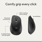 Logitech Signature Comfort M840 L Wireless Mouse - Black-Works on nearly any platform: Compatible with Windows, macOS, Chrome OS, Linux, ipadOS and Android, one mouse for all your devices and desk setups