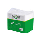 Globe Commercial NAP600 Cocktail Napkins - 1/4 Fold - 9" x 9" - White - 500 Napkins/Pack - 8 Pack-Offers both functionality and style