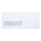 SupremeX Security Commercial Envelopes with Window - Tinted Grey Lining - #10 - 24 lb. - 4-1/8" x 9-1/2" - White - Box of 500-#10 Window Security Envelopes