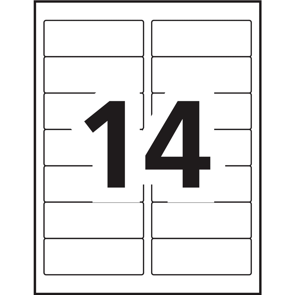 Avery Easy Peel Laser/Inkjet Address Labels - 4