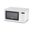 Commercial Chef 0.7 cu. ft. 700W Countertop Microwave - White-10 Power Levels: Our compact microwave (17.75" x 13.13" x 10.25") has 10 outstanding power levels, with one touch Quick Cook Settings for pizza, popcorn, frozen dinners, potatoes, and more.