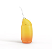 KOOLLA Little Mango Cordless Water Flosser - Yellow-Designed with a 130 mL removable water tank and built-in nozzle storage, making it compact and convenient for travel or daily use