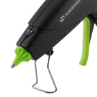 Surebonder Ultra Series Auto Shut Off Hot Glue Gun - Full Size - Dual Temperature - 60 Watt-Safety features include auto shut-off technology after 30-min of non-use, insulated nozzle, safety fuse, folding metal kickstand and side fins that prevent glue back-up when gun is laid flat