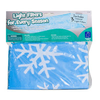 Learning Resources Classroom Light Filters, Blue/White (1233)-3 seasonal designs provide unique styles all year long
