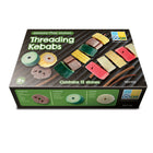 Yellow Door Sensory Play Stones Threading Kebabs 12-Piece Set-Made from a stone/resin mix, these foods are robust and are easily cleaned making them an ideal addition to any mud kitchen or role play area.