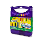 Crayola Clicks Carrying Case Art Set-No caps, no mess: retractable design means no lost caps or dried-out tips - just click and create! Markers also wash easily from skin and washable clothing