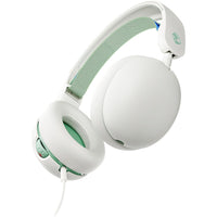 Skullcandy Grom Over-ear Wired Headphones - Bone Seafoam-Volume-Limited and Kid-Safe - These headphones are designed for kids age 6+ and are safe for children with the volume limited to 85 decibels.